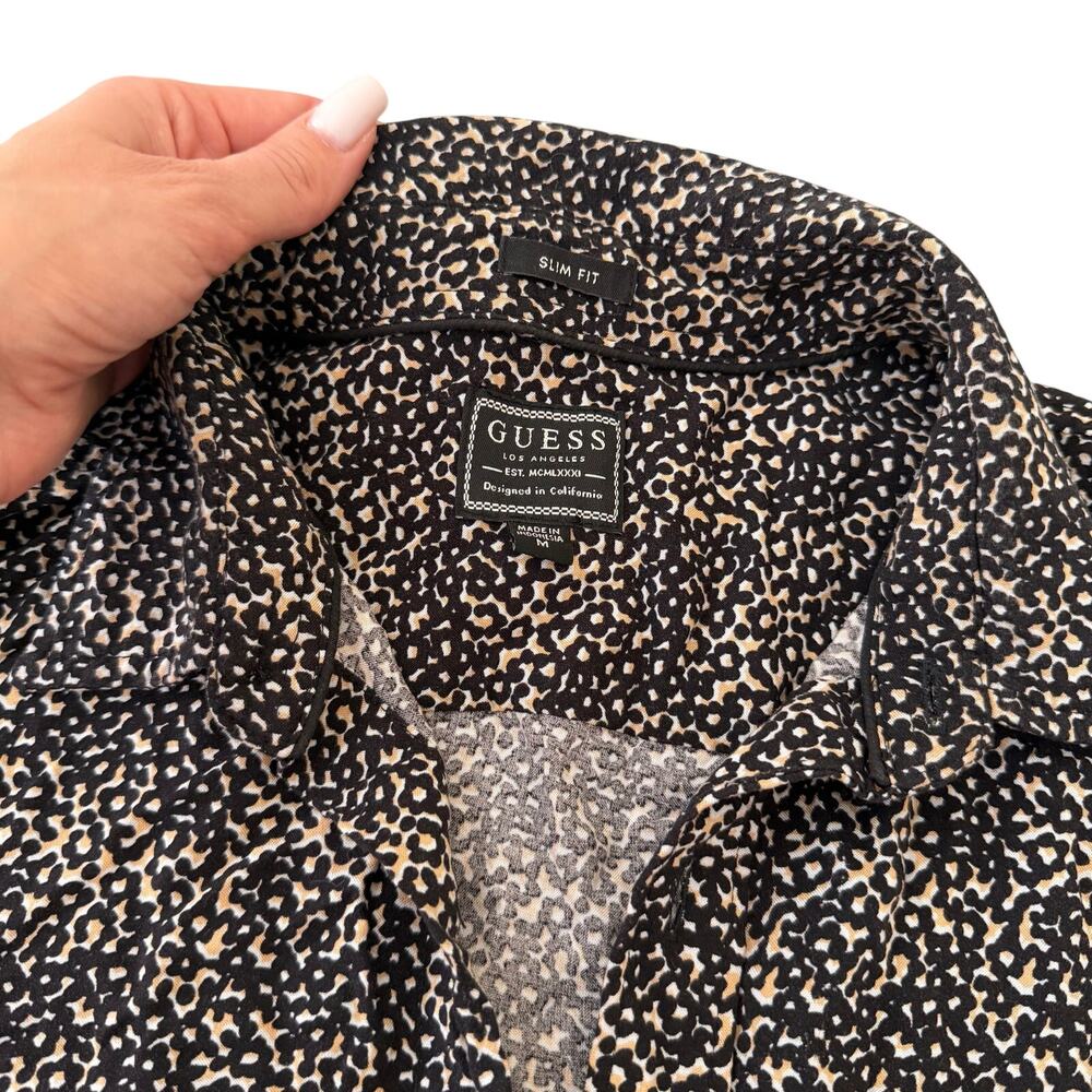 Guess leopard  size M women’s shirt / can be worn oversized or unisex